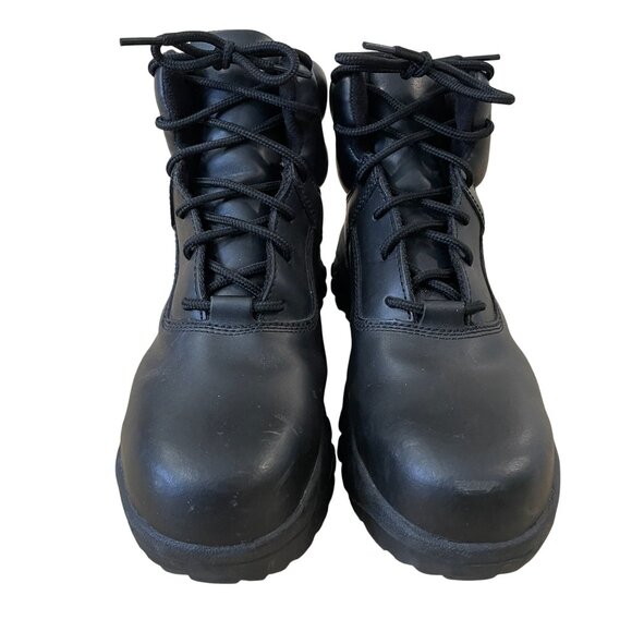 Red Wing Worx Chukka Boots Men's Size 11.5 Black Leather Copper Style Safety Toe - Picture 2 of 8